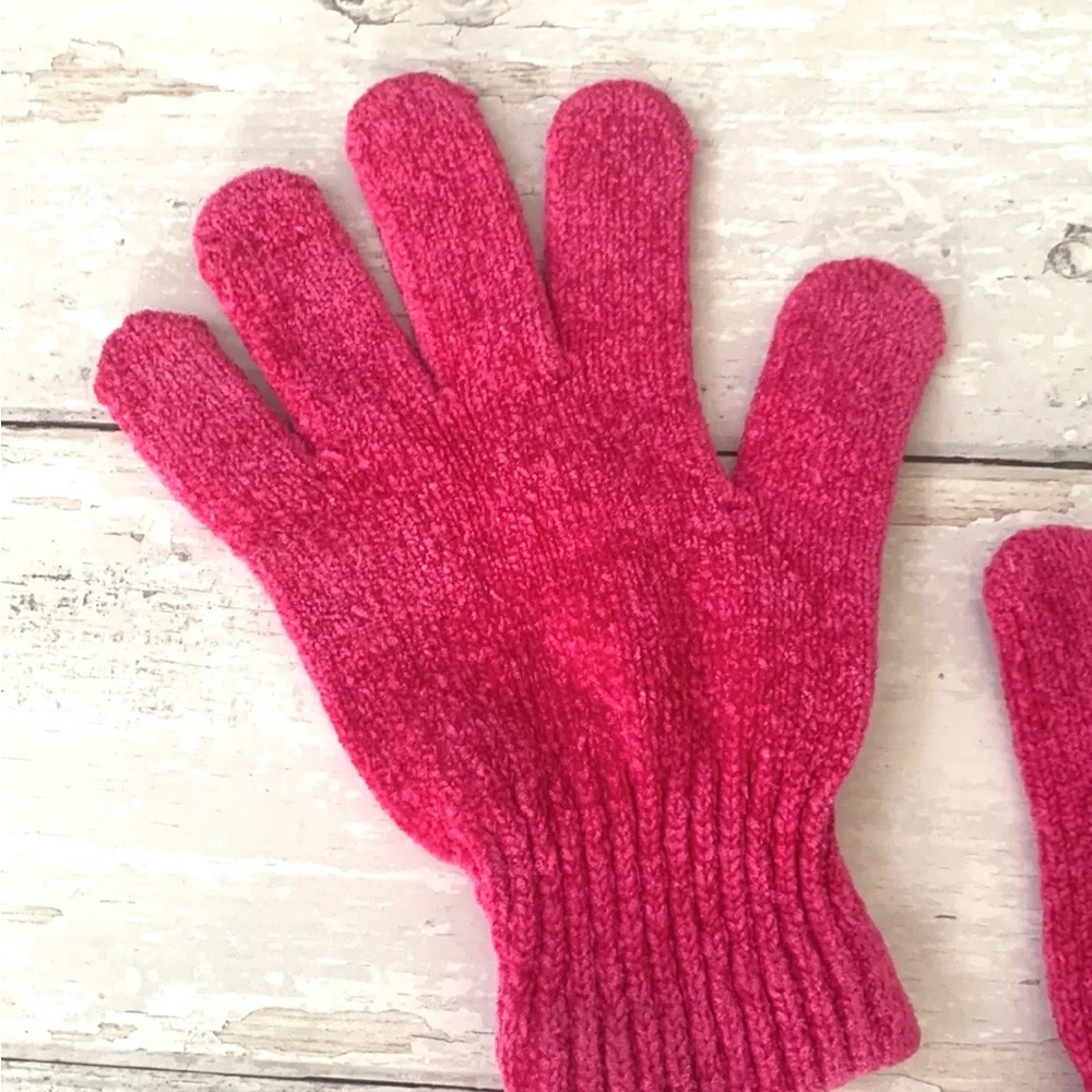 Girls Hot Pink Mittens Winter Accessories Pugs Gear Brand Bog Kids Ages 8-14yrs